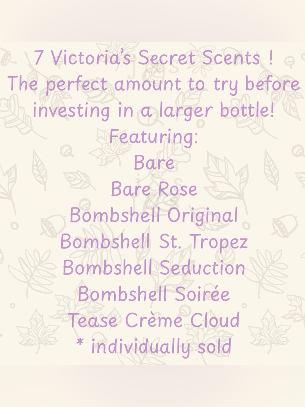 NWT VS BOMBSHELL ESCAPE BOMBSHELL SEDUCTION BOMBSHELL SOIRÉE BOMBSHELL ST TROPEZ